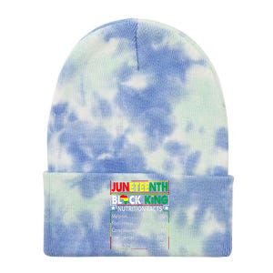 Awesome Juneteenth Black King Melanin Fathers Day Tie Dye 12in Knit Beanie