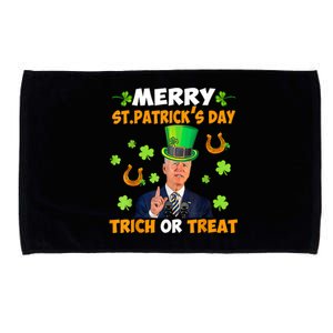 Anti Joe Biden St Patricks Day Funny Happy 4th Of July Microfiber Hand Towel