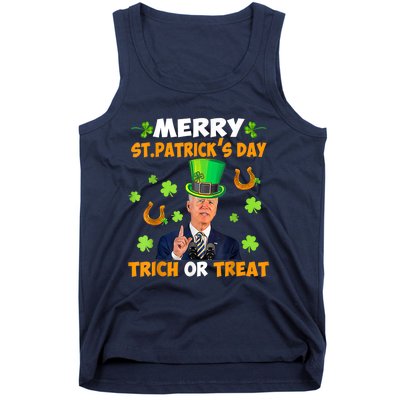 Anti Joe Biden St Patricks Day Funny Happy 4th Of July Tank Top