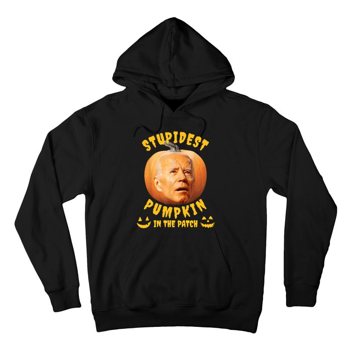 Anti Joe Biden Stupidest Pumpkin In The Patch Halloween Hoodie