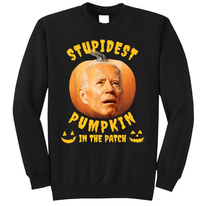 Anti Joe Biden Stupidest Pumpkin In The Patch Halloween Sweatshirt