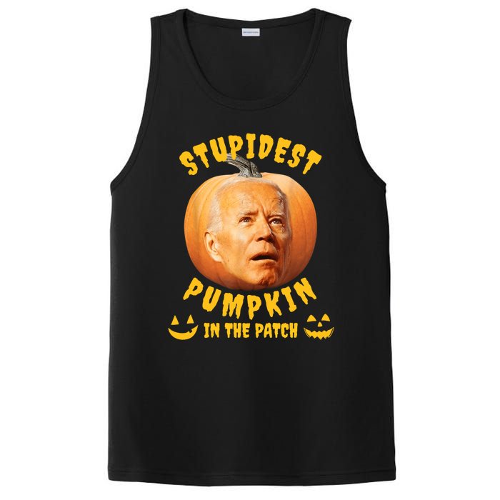 Anti Joe Biden Stupidest Pumpkin In The Patch Halloween PosiCharge Competitor Tank