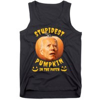 Anti Joe Biden Stupidest Pumpkin In The Patch Halloween Tank Top