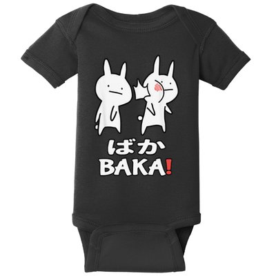 Anime Japanese Baka Rabbit Slap Otaku Manga Baka Japanese Baby Bodysuit