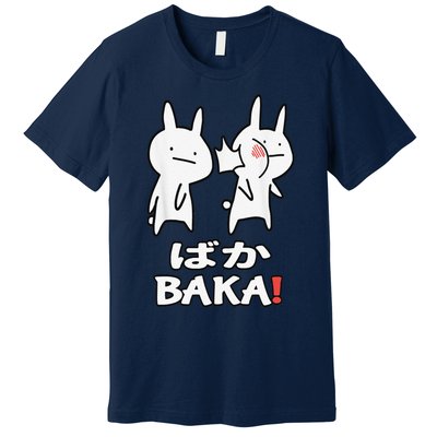 Anime Japanese Baka Rabbit Slap Otaku Manga Baka Japanese Premium T-Shirt