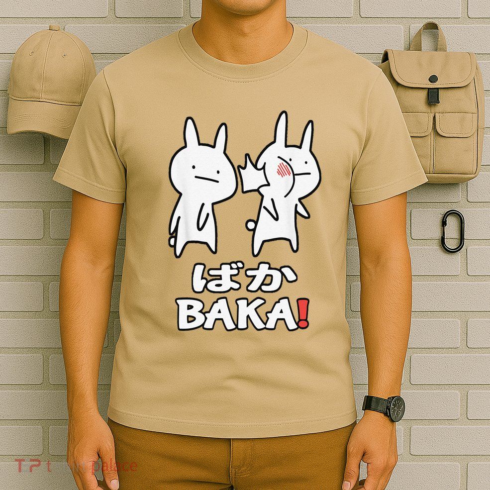 Anime Japanese Baka Rabbit Slap Otaku Manga Baka Japanese T-Shirt