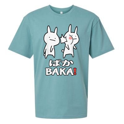 Anime Japanese Baka Rabbit Slap Otaku Manga Baka Japanese Sueded Cloud Jersey T-Shirt