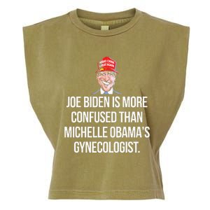 Anti Joe Biden Is More Confused Than Obama's Gynecologist Garment-Dyed Women's Muscle Tee