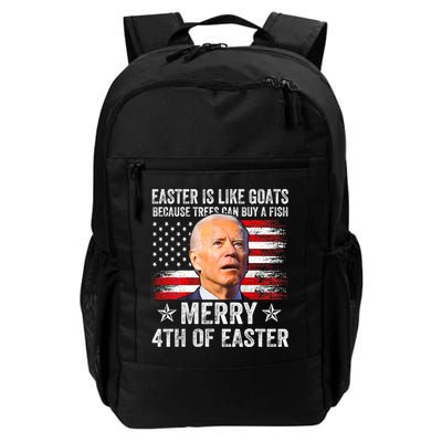 Anti Joe Biden Merry 4th Of Easter 4th Of July Backpack