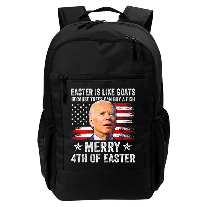 Anti Joe Biden Merry 4th Of Easter 4th Of July Backpack