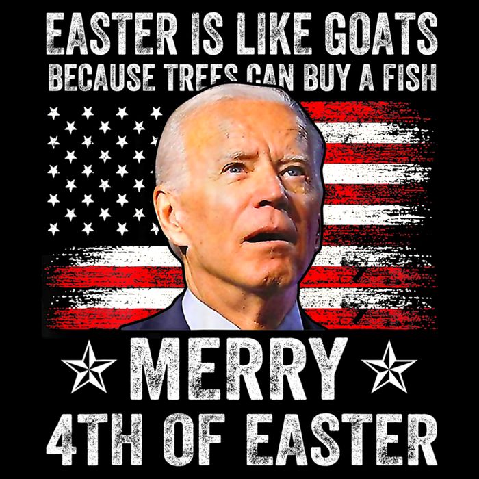 Anti Joe Biden Merry 4th Of Easter 4th Of July Backpack