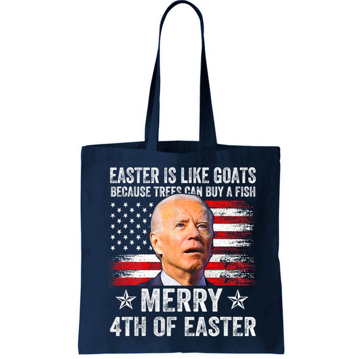 Anti Joe Biden Merry 4th Of Easter 4th Of July Bag