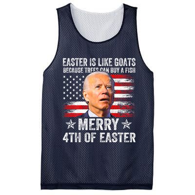 Anti Joe Biden Merry 4th Of Easter 4th Of July Mesh Reversible Basketball Jersey Tank