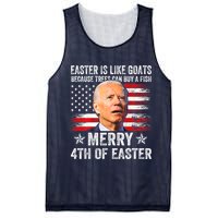Anti Joe Biden Merry 4th Of Easter 4th Of July Mesh Reversible Basketball Jersey Tank