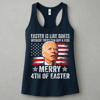 Anti Joe Biden Merry 4th Of Easter 4th Of July Womens Tank Top