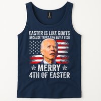 Anti Joe Biden Merry 4th Of Easter 4th Of July Tank Top