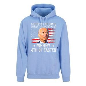 Anti Joe Biden Merry 4th Of Easter 4th Of July Unisex Surf Hoodie