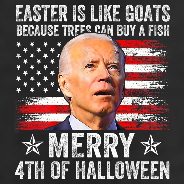 Anti Joe Biden Merry 4th Of Halloween 4th Of July Adult Drive Performance Visor