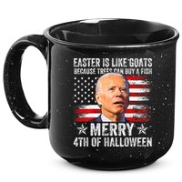 Anti Joe Biden Merry 4th Of Halloween 4th Of July 15oz Campfire Ceramic Mug
