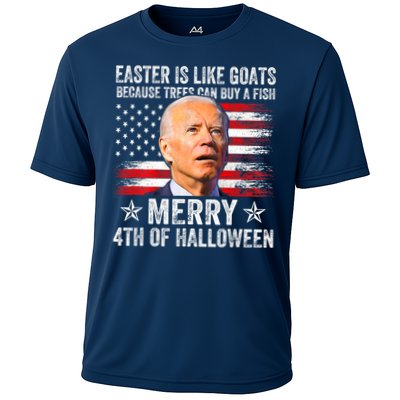 Anti Joe Biden Merry 4th Of Halloween 4th Of July Performance Shirt