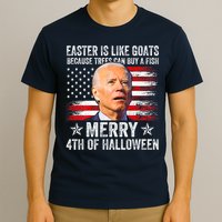 Anti Joe Biden Merry 4th Of Halloween 4th Of July T-Shirt