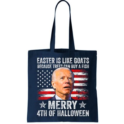 Anti Joe Biden Merry 4th Of Halloween 4th Of July Bag