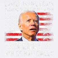 Anti Joe Biden Merry 4th Of Halloween 4th Of July Garment-Dyed Sweatshirt