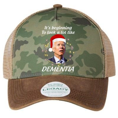 Anti Joe Biden Christmas Funny Republican Political Legacy Tie Dye Trucker Hat