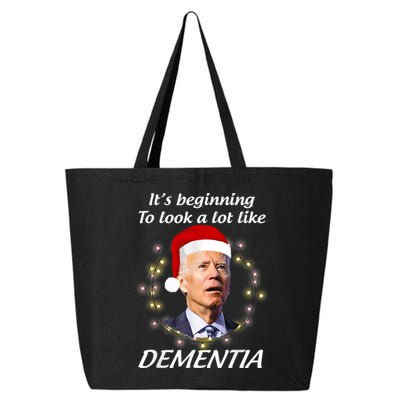 Anti Joe Biden Christmas Funny Republican Political 25L Jumbo Tote