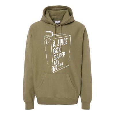 A Juice Box Saved My Life Premium Hoodie