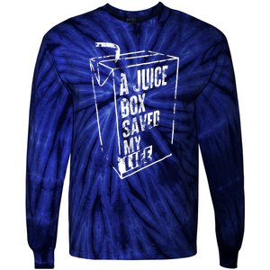 A Juice Box Saved My Life Tie-Dye Long Sleeve Shirt