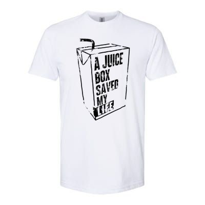 A Juice Box Saved My Life Softstyle CVC T-Shirt