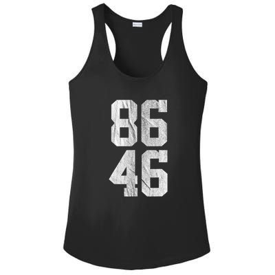 Anti Joe Biden Shirt Impeach Biden 86 46 Anti Biden Ladies PosiCharge Competitor Racerback Tank