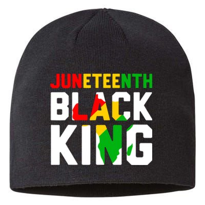 Awesome Juneteenth Black King Melanin Fathers Day Boy Sustainable Beanie