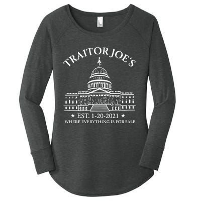 Anti Joe Biden Traitor Biden Women's Perfect Tri Tunic Long Sleeve Shirt