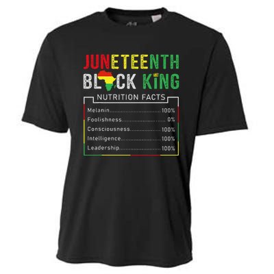 Awesome Juneteenth Black King Melanin Fathers Day Cooling Performance Crew T-Shirt