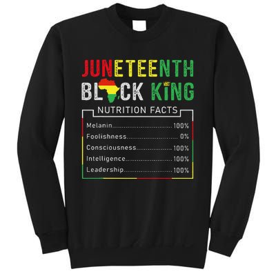 Awesome Juneteenth Black King Melanin Fathers Day Sweatshirt