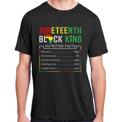 Awesome Juneteenth Black King Melanin Fathers Day Adult ChromaSoft Performance T-Shirt