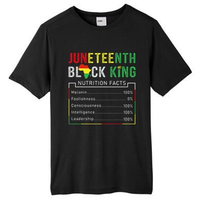 Awesome Juneteenth Black King Melanin Fathers Day Tall Fusion ChromaSoft Performance T-Shirt