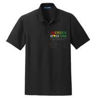 Awesome Juneteenth Black King Melanin Fathers Day Dry Zone Grid Polo