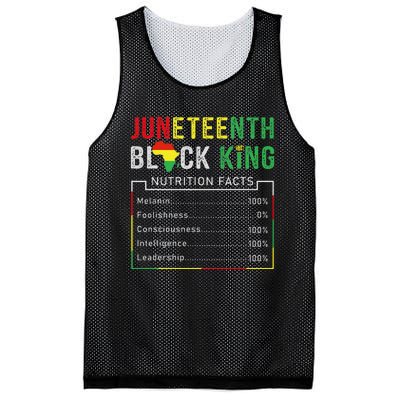 Awesome Juneteenth Black King Melanin Fathers Day Mesh Reversible Basketball Jersey Tank