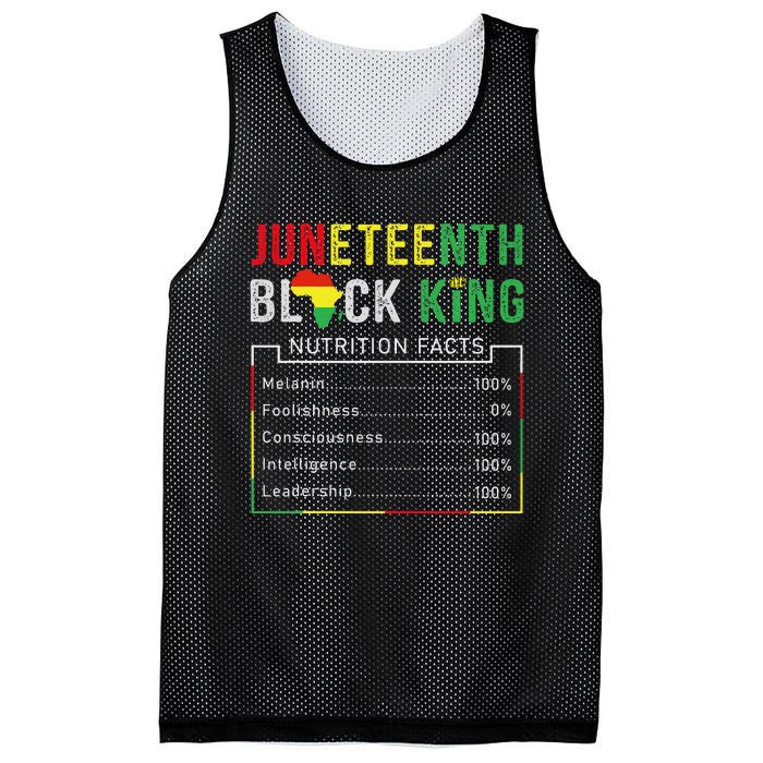 Awesome Juneteenth Black King Melanin Fathers Day Mesh Reversible Basketball Jersey Tank