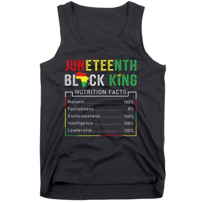 Awesome Juneteenth Black King Melanin Fathers Day Tank Top