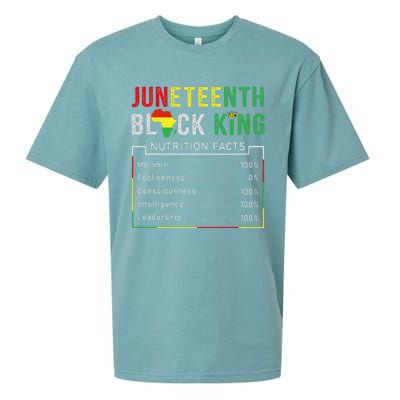 Awesome Juneteenth Black King Melanin Fathers Day Sueded Cloud Jersey T-Shirt