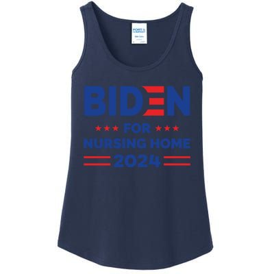 Anti Joe Biden For Nursing Home 2024 Let's Finish The Job Ladies Essential Tank