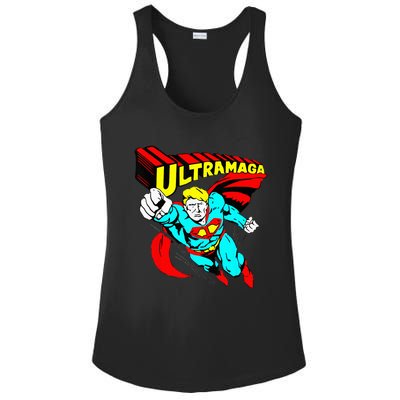 Anti Joe Biden Ultra Maga Funny Pro Trump Maga Super King Ladies PosiCharge Competitor Racerback Tank