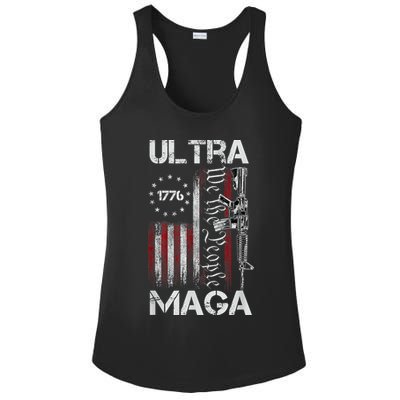 Anti Joe Biden Ultra Maga The Return Of The Great Maga King Ladies PosiCharge Competitor Racerback Tank