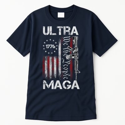 Anti Joe Biden Ultra Maga The Return Of The Great Maga King Tall T-Shirt