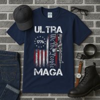 Anti Joe Biden Ultra Maga The Return Of The Great Maga King Tall T-Shirt