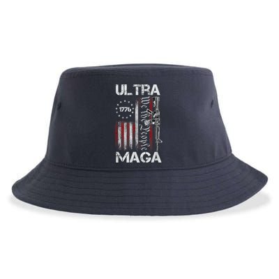 Anti Joe Biden Ultra Maga The Return Of The Great Maga King Sustainable Bucket Hat